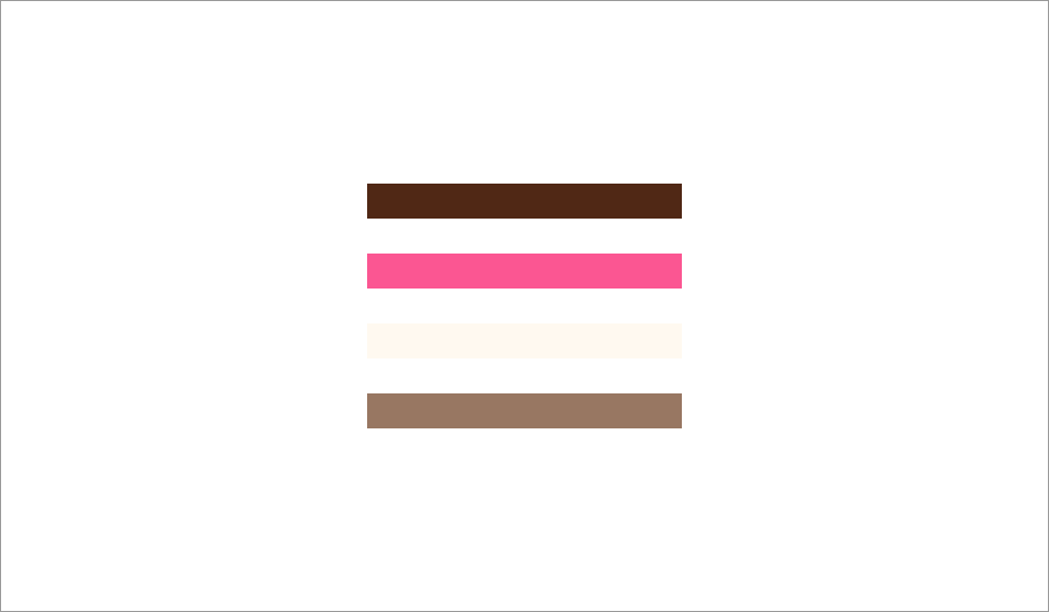 Louis Vuitton x Shiyou Hirano] Image of brown-pink-white color scheme